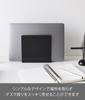 Yamazaki Slim Laptop W16 X X Tower for Vertical Laptop 4499 Stand, Black, Approx. D5.7 H15.2cm, Series, Storage, Space-Saving,