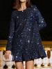 2025 European Street Style Sequin Long Sleeve Dress LFY0297