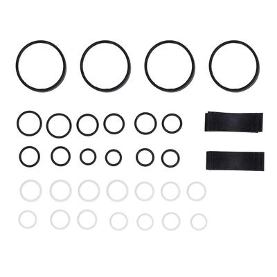 32 Stück ABC Ventilblock PTFE Dichtung Überholset Längere Lebensdauer Verhindert Auto Durchhängen für CL55 CL65 S55 S65 AMG CL500 CL600