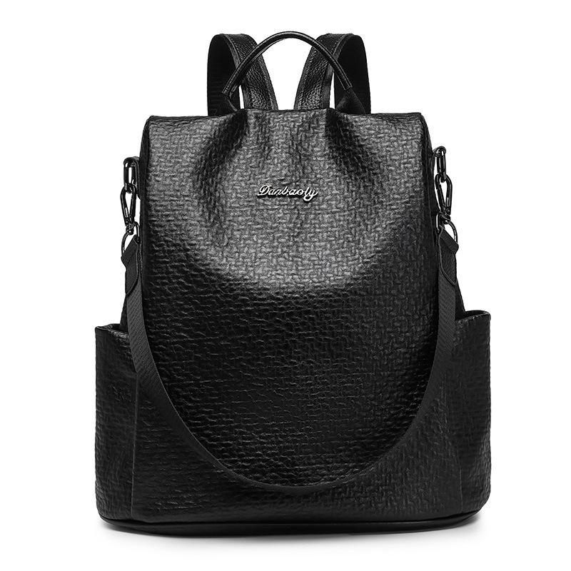 Backpack 2025 spring new light luxury women's large-capacity travel bag simple casual fashion bag