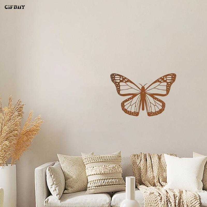 Metal Butterfly Wall Decor Anticorrosion Panel for Home Garden
