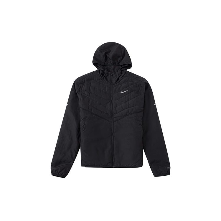 Nike Therma-FIT Men s Windproof Hooded Running Training Jacket Black DD5645-010 S