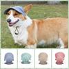 Adjustable Pet Dog Sunhat Stretch Chin Rope Dog Visor Hat Household Pet Baseball Cap  Outdoor