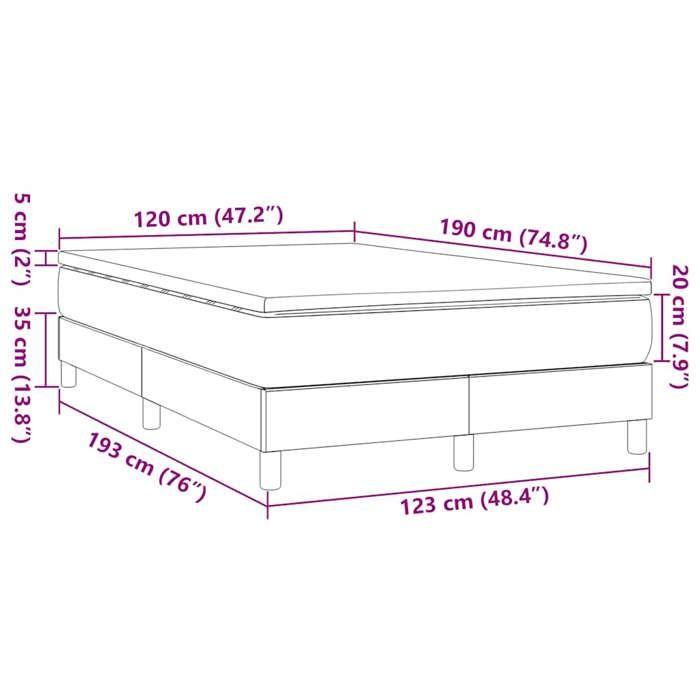 VidaXL Sommier à Lattes de Lit avec Matelas, Lit Rembourré, Lit Double, Lit Adulte de Chambre à Coucher Intérieur, Moderne, 3269692