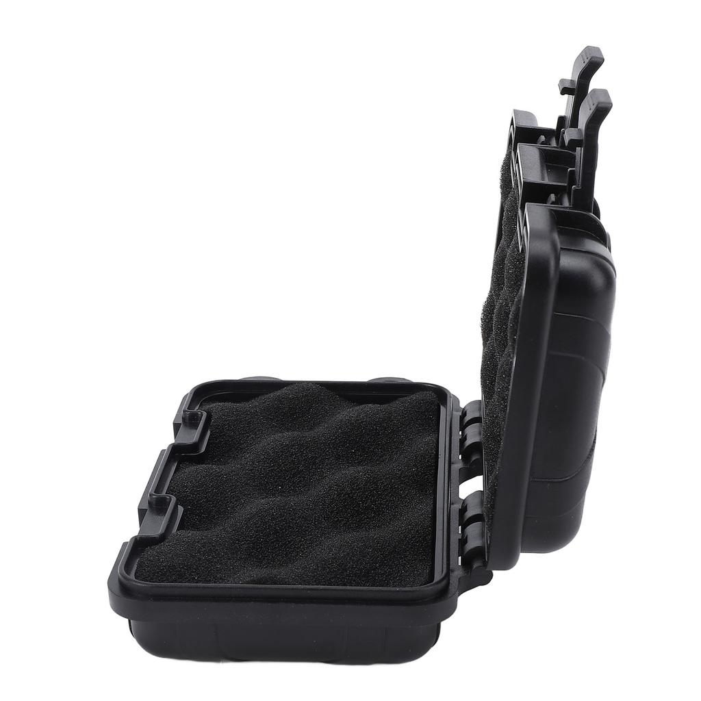 Magnetic Storage Box 13x8.5x4.5cm Water Proof Under Car Magnetic Key Holder with 4 Safety Buckles