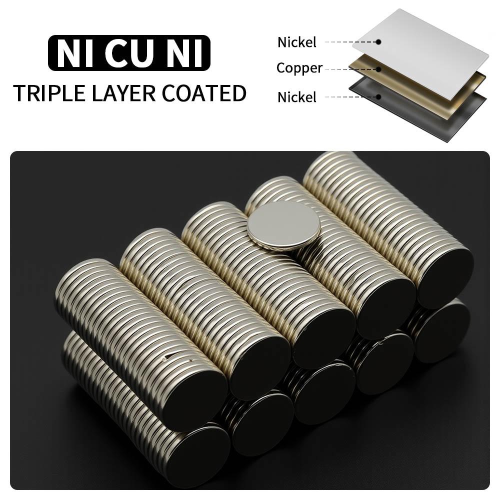 15x2mm Powerful Neodymium Magnet N35 NdfeB Permanent Magnetic imanes Round Super Strong Fridge Magnets DIY