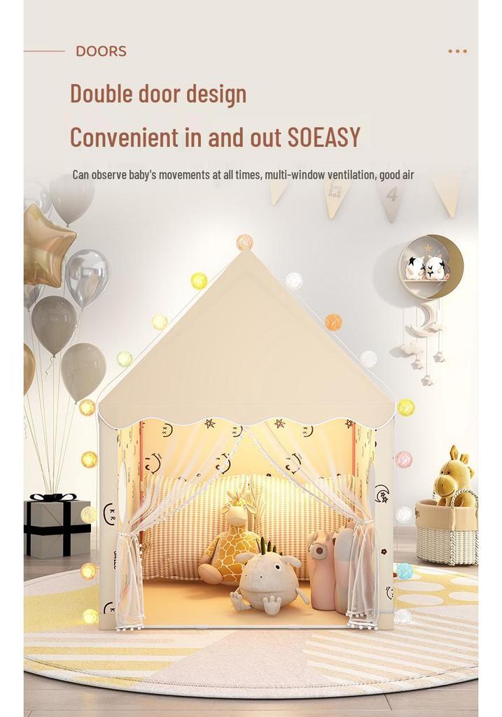 Princess Castle Indoor Tent for Girls - Cute Playhouse and Children's Day Gift