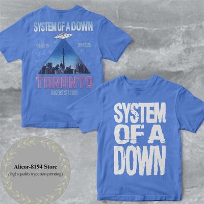 System Of A Down Toronto Canada Rogers Stadium Locatie T-shirt Op 3 en 5 September T-shirt
