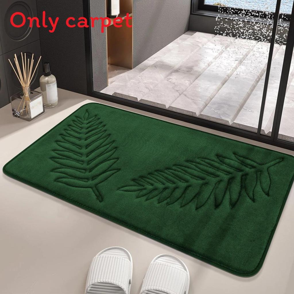 Polyester Memory-Schaum Badezimmerteppich Rutschfest Wasserabsorbierend Für Wohnzimmer- und Küchengebrauch