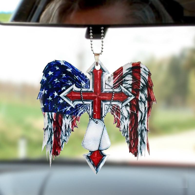 Acrylic Playful Car Decor Quirky Cartoon Hanging Ornament Versatile Bag And Home Use
