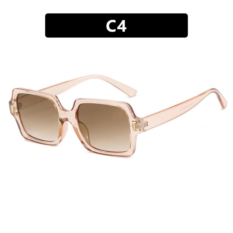 Square Vintage Sunglasses Men Women Brand Designer Irregular Sun Glasses Fashion Retro Outdoors Shades Rivet Oculos De Sol
