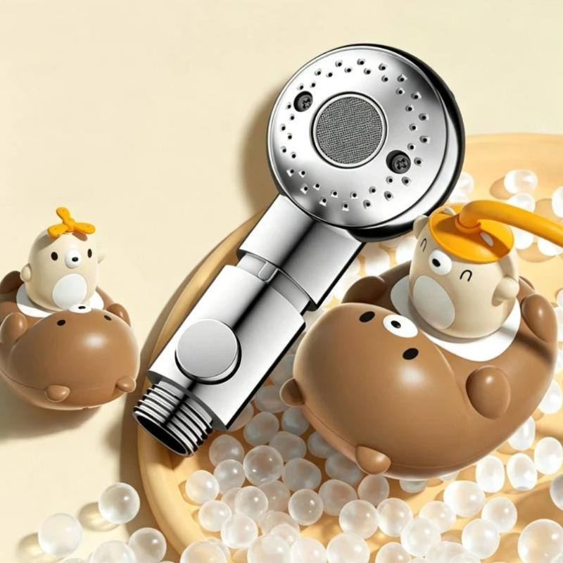Adjustable Baby Hair Washing Shower Head 1Pcs 2 Spray Modes On/Off Switch Soft Sprayer for Toddler Bath Time Use