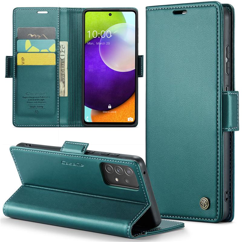 Luxury Leather Case for Samsung A12 A13 A04S A20 A30S M10S A22S A54 A53 A52 A50 A23 A24 A50S A32 M32 A33 A34 A73 A72 A71 Card Pocket Case Back Cover