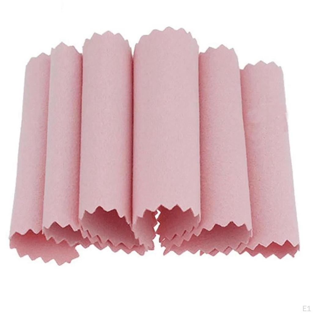 Pack Jewelry Cleaning Polishing Cloth, Square ,Lightweight Soft Napkins Maintenance Cloth for