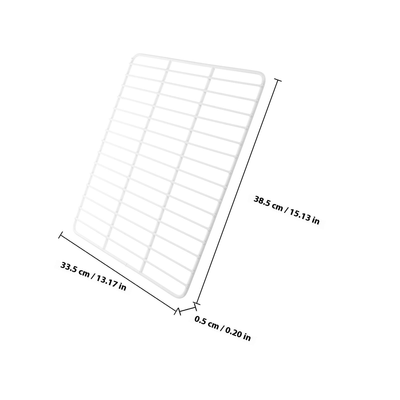 Freezer Refrigerator Iron Wire Divider Commercial Mesh Shelf Organizer Fridge Iron Partition Freezer Accessories Wire Shelf
