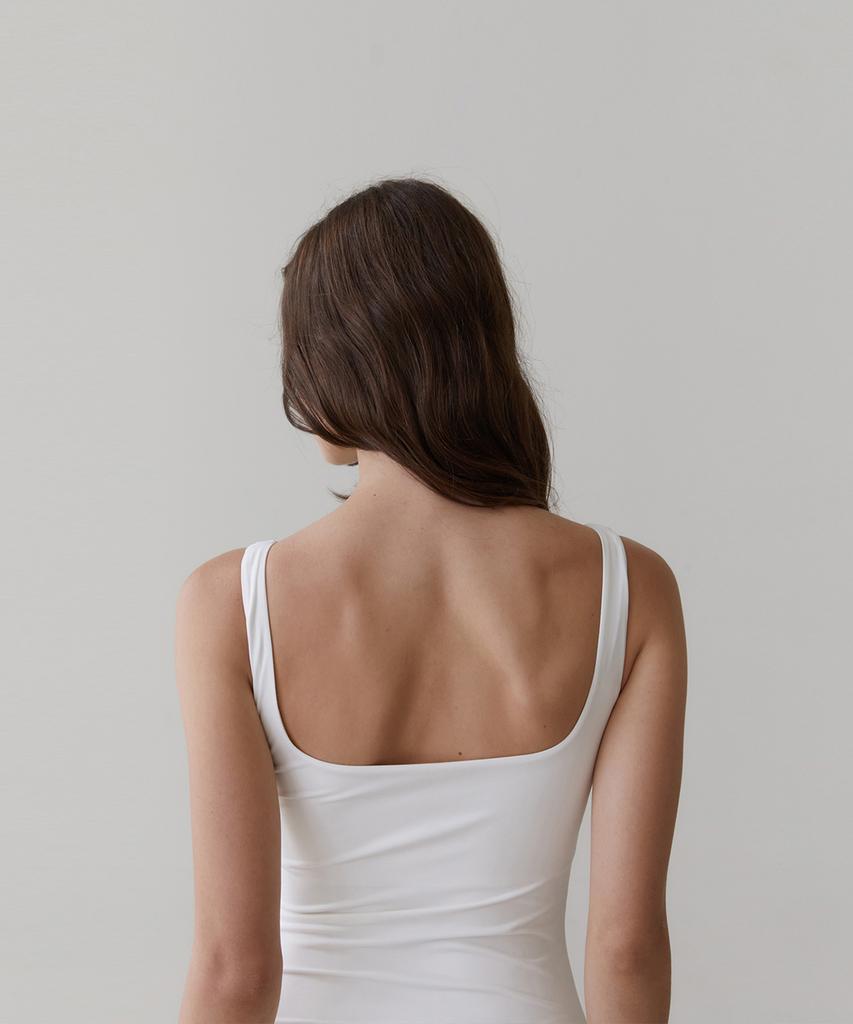 REVOIRSIS Rvis Twoway Swim Onepiece White