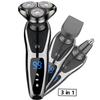 Electric Shaver 3 In 1 Rechargeable Beard Trimmer Portable Grooming Tool for Men