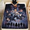 Chainsaw Man characterPrint Flannel Blanket, High quality Comfortable for All Seasons, Home Decor, Warmth and Comfort