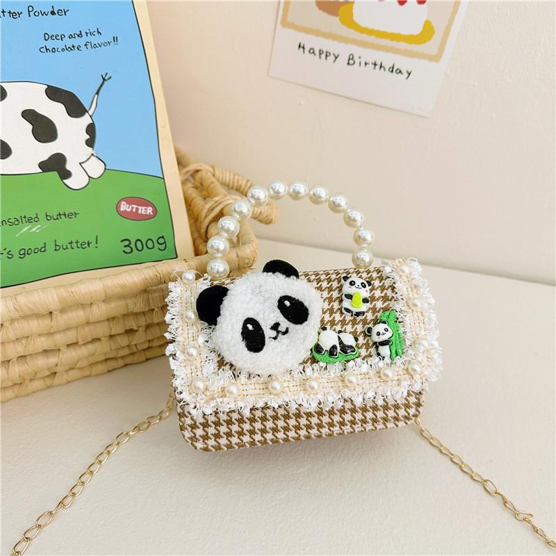 Charming Animal Print Crossbody Bag For Kids With Beaded Elements In Various Colors