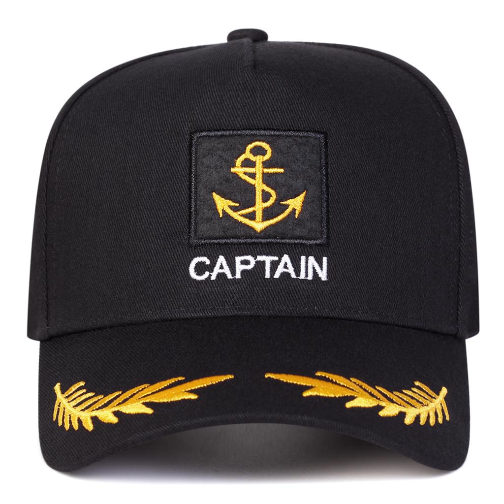 Unisex CAPTAIN Circle Embroidery Baseball Caps Spring Autumn Outdoor Adjustable Casual Hats Sunscreen Hat Sports Cap