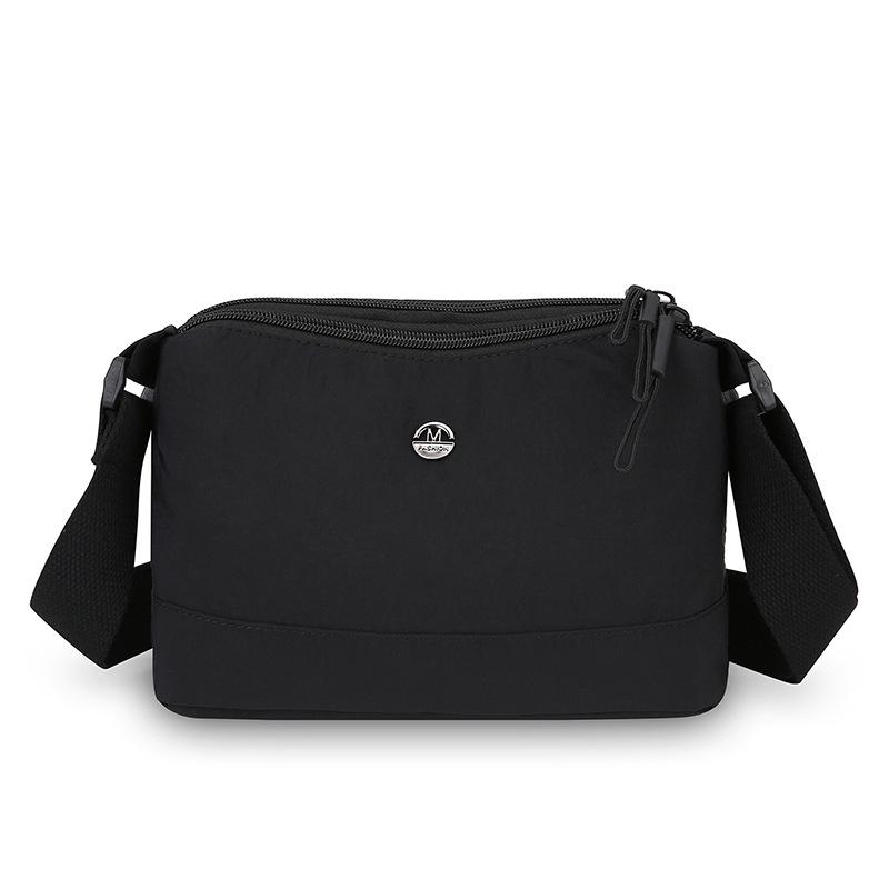 

Легка нейлонова жіноча сумка через плече в корейському стилі - Модна, універсальна та повсякденна чорний