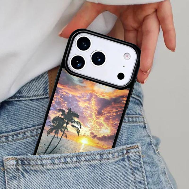 Summer Beach Love Phone Case for iPhone 17ProMax 12 13 14 15 16e 17 Pro Max Plus Air Cover