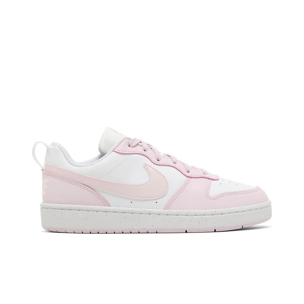 Nike Court Borough Low Recraft Grade School 'Pink Foam White' (Unisex) White / Pink Foam Kids' Skateboarding Shoes DV5456 105