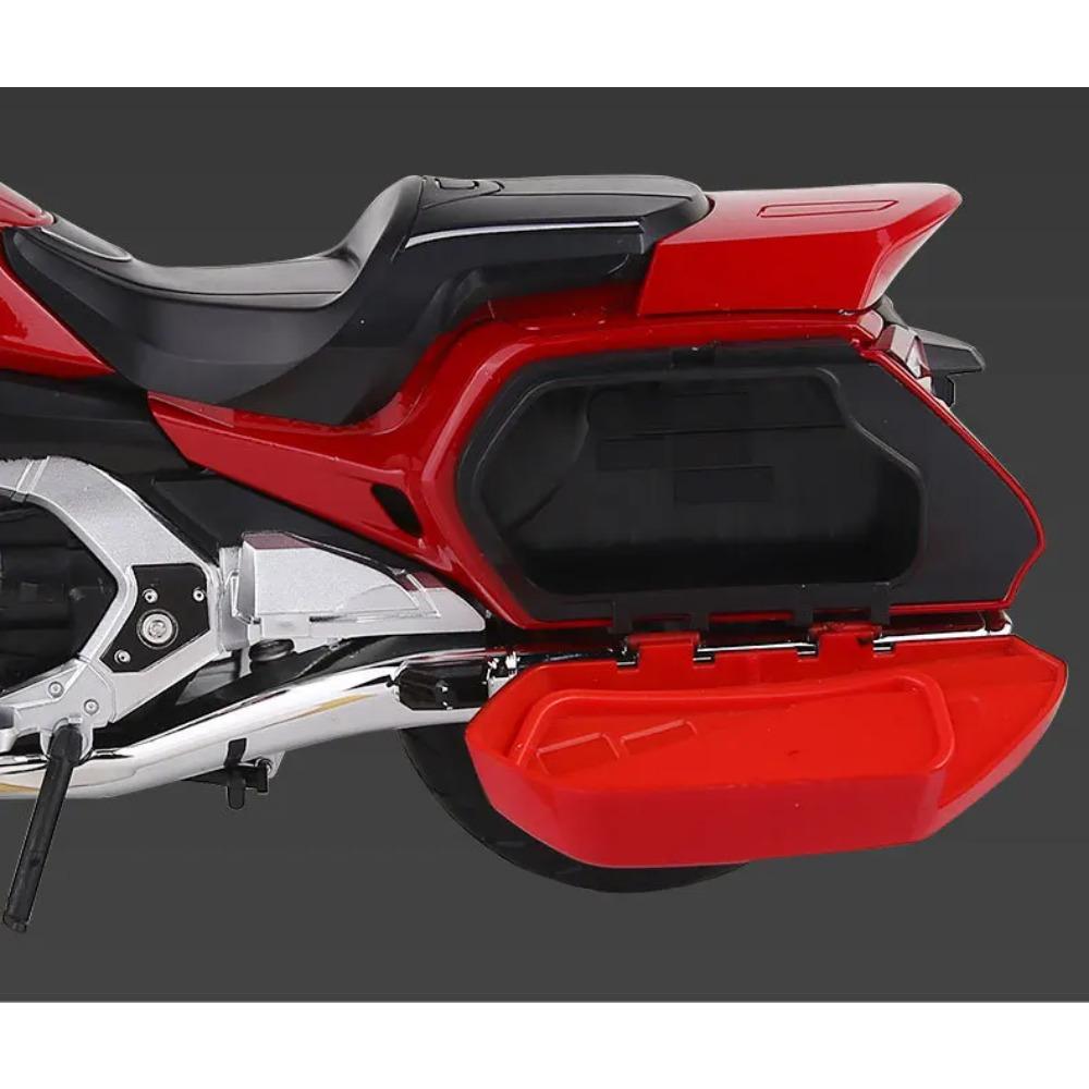 1/9 Honda Gold Wing Tour GL1800 Alloy Die Cast Motorcycle Model Vehicle Collection Sound and Light Off Road Autocycle Toys Car