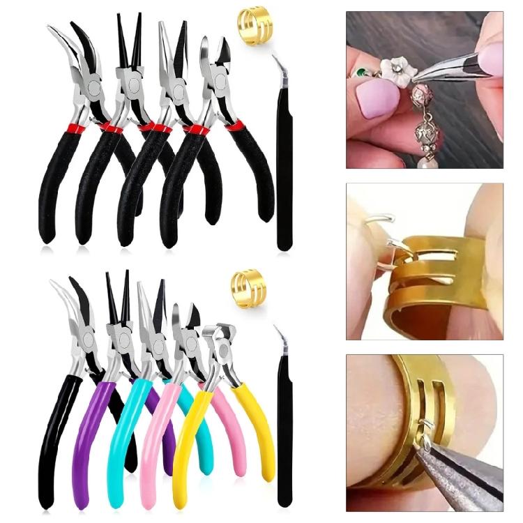 Multipurpose Jewelry Pliers Set Sturdy Steel Tool Set Practical Accessory for Elegant Designs Jewelry Making Work