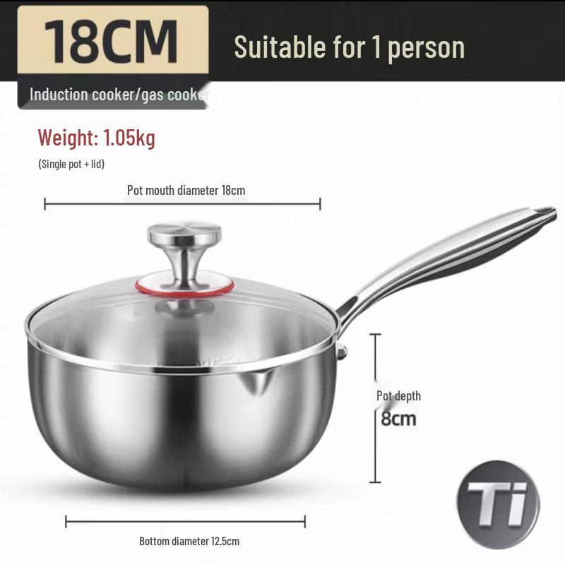 Titanium Multifunctional Soup Pot