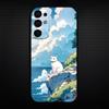 Beautiful Cat Cartoon Phone Case For Samsung S25/S24/S23/S22/S21/S20/Plus,Fe,Lite/Others Black Cover