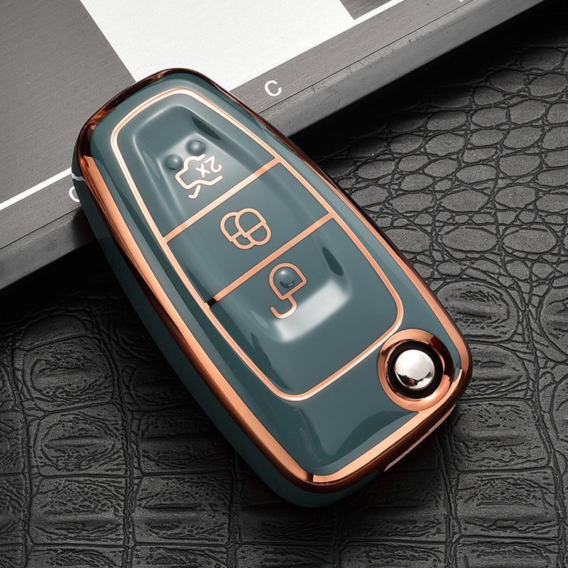 Ford Key Case for Classic Focus, Escort, Edge, Mondeo, Kuga, EcoSport