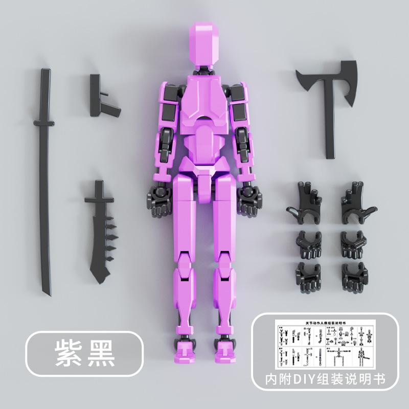 3D-gedrucktes Schaufensterpuppen-Actionfiguren-Spielzeug Dummy 13 Formwandler Roboter Mehrgelenkig Beweglich Kinder Erwachsene Eltern-Kind-Spiele Geschenke