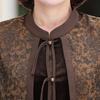 Elegant Autumn Two-Piece Retro Chinese Top for Moms and Seniors