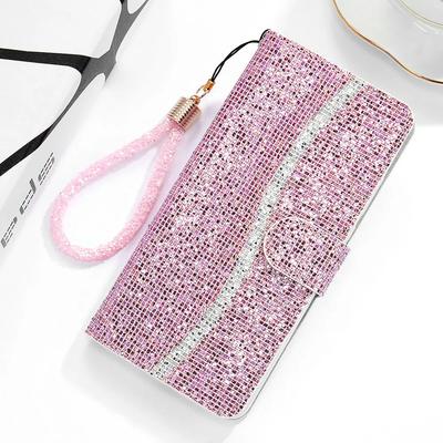 A57 A56 A55 A52s A35 A36 5G Třpytivý Flip Pouzdro Třpytivá Peněženka Kniha Coque pro Samsung Galaxy A17 A26 A34 A53 A54 A37 A27 A15 A14 A16