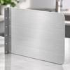 2 Pieces Sink Accessory Pre-Drilled Holes Metal Spray Guard Rounded Edges