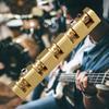 Brass Bass Guitar Nut Roller Adjustable Height for Enhanced Resonance Size Includes Base Plate and Accessory