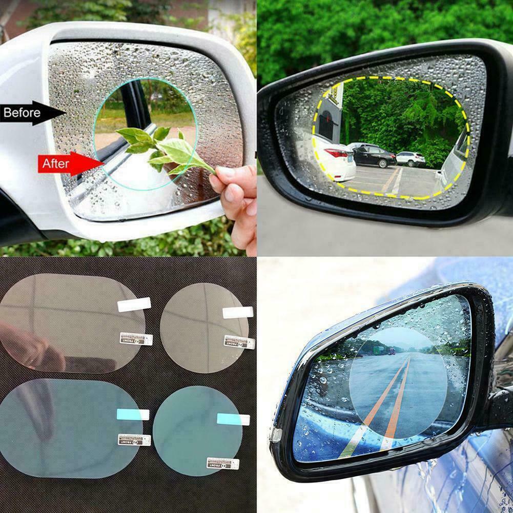 6x Car Anti-Fog Rainproof Side Rear View Mirror Window Protective Film Universal