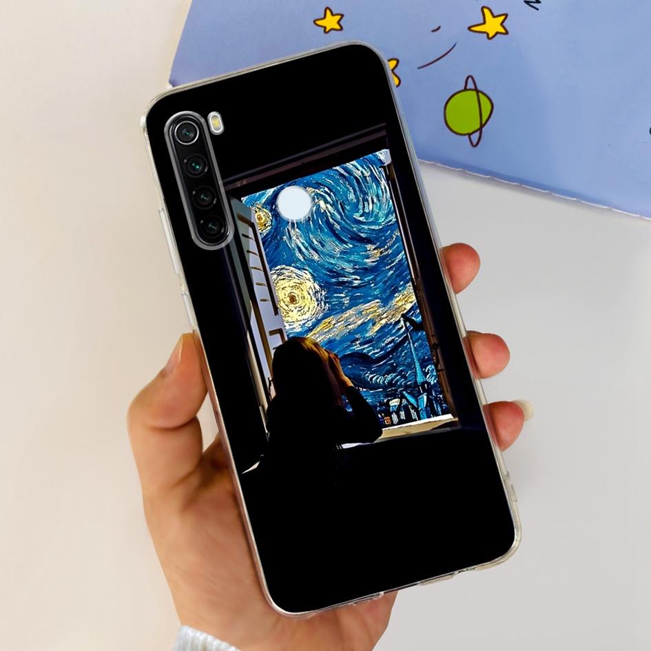 For Xiaomi Redmi Note 8 Case Cute Cartoon Soft Silicone Phone Cases For Xiaomi Redmi Note 8T 8 t Cover On Redmi Note8 Back Coque