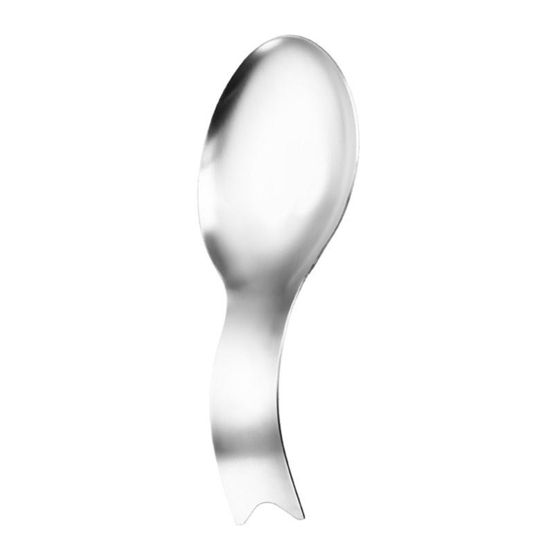 Stainless Steel Spoon Rest Ladle Holder For Kitchen Cooking Utensils Spatula Rack Corrosions Resistant Dishwasher Safe