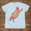 Comfort Colors Funny Hot Dog Shirt: Cute Hotdog Graphic Tee, Retro Foodie Shirt, Wiener Cartoon Unisex Gift