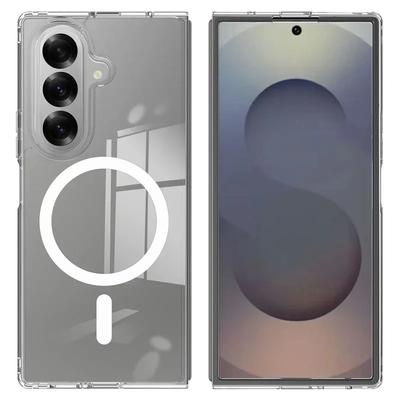 Vysoce kvalitní průhledné lehké magnetické pouzdro na telefon pro Samsung Fold 7 6 Magsafe Bezdrátové nabíjení nárazuvzdorné Ochranné pouzdro