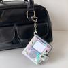 2Inches Mini Small Photo Album Photo Storage Book with Keychains Pocket Album Keychains for Picture Valentines Gift Wedding