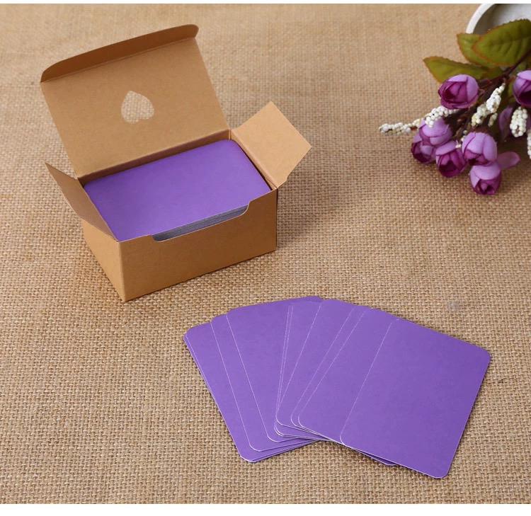 200 Sheets of Small Blank Flashcards for Messages & English Words