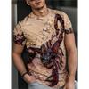 Animal Scorpion Pattern T Shirts For Men/Women 3D Printing Street Trend T-shirts Summer Short Sleeve Tops Oversized Man Clothing