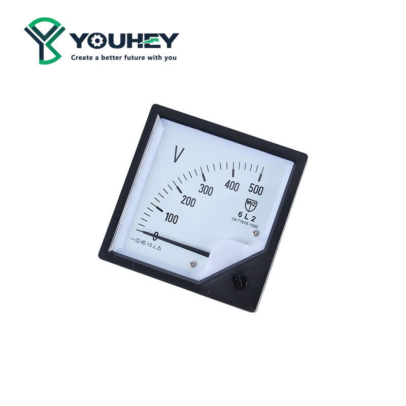 6L2-V AC Voltmeter 250V Test Meter 6L2HZ 6L2A Voltage & Current Meter