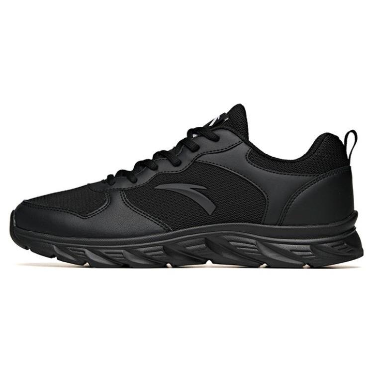 New Anta Slip Resistant, Abrasion Resistant, Breathable Low Top Casual Running Shoes Men's Black 912145535-1
