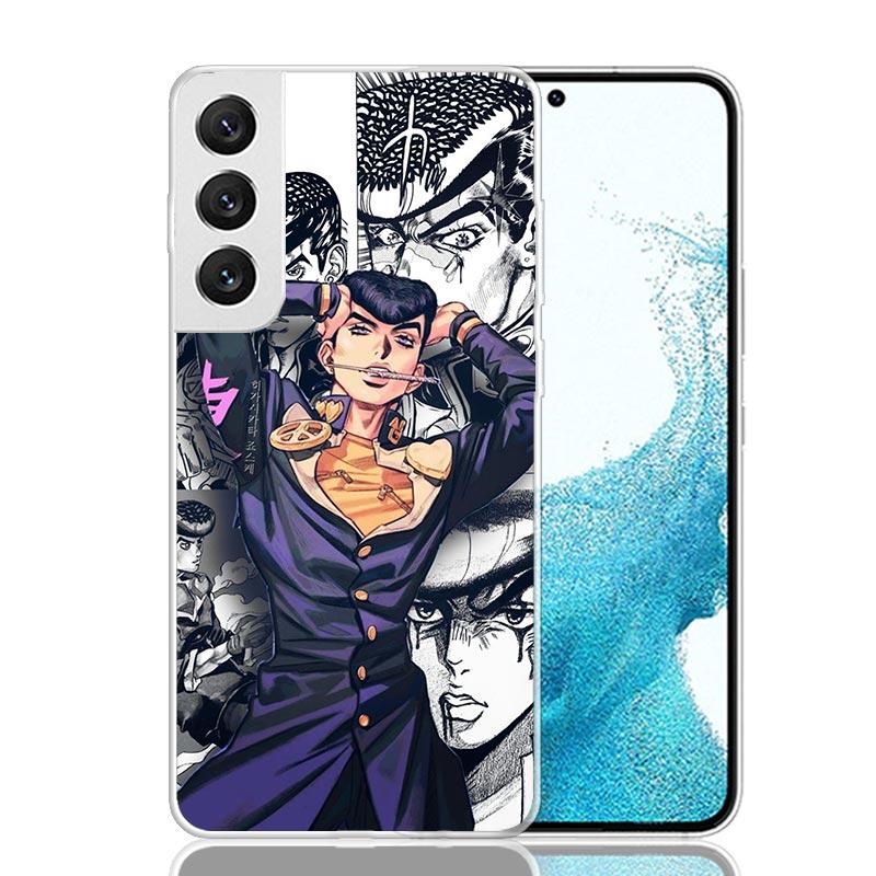 JoJo Adventure Higashikata Josuke Phone Case For Samsung Galaxy S26 S25 Edge S24 S23 FE S22 Ultra S21 Plus S20 + Fundas Cover Co