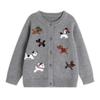 Spring New Children's Cute All-match Animal Pattern Knitted Cardigan
