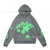 Sp5der Streetwear Hoodie Couples Unisex Oversized Cotton Pullover Sweatshirt Winter Casual Hip Hop